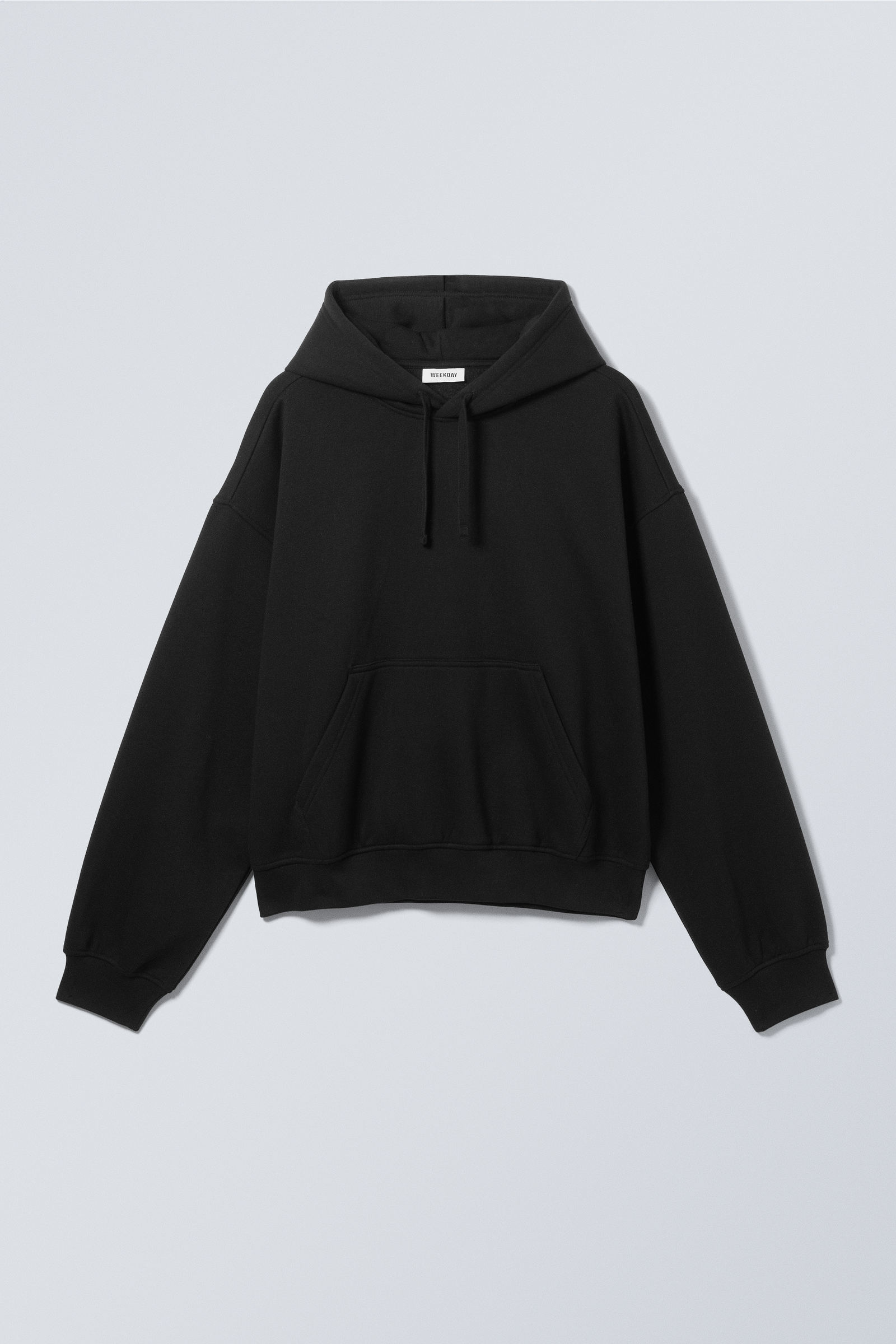2025新発 boxy heavyweight hoodie - Black | Weekday DK Clothing