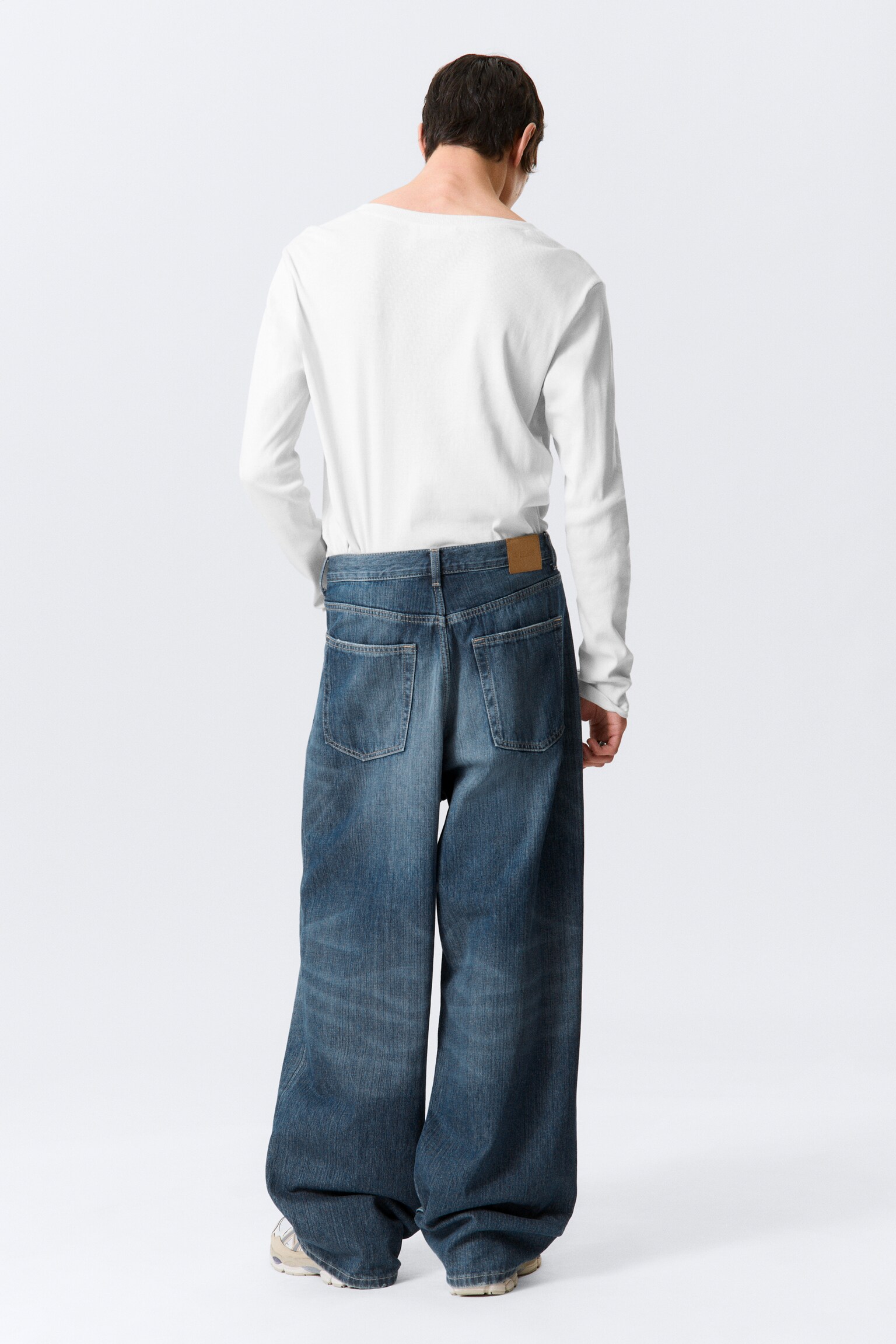 Astro Loose Baggy Leg Jeans - Mine Blue - Mellanblå/Tuned Black - Svart/Black Rinse - Svart/Board Blue - Mellanblå/Blue Stream - Mellanblå/Blue One - Mellanblå/Mine Grey - Grå/Blue Rinse - Mörkblå/Snow Blue - Ljusblå - 4