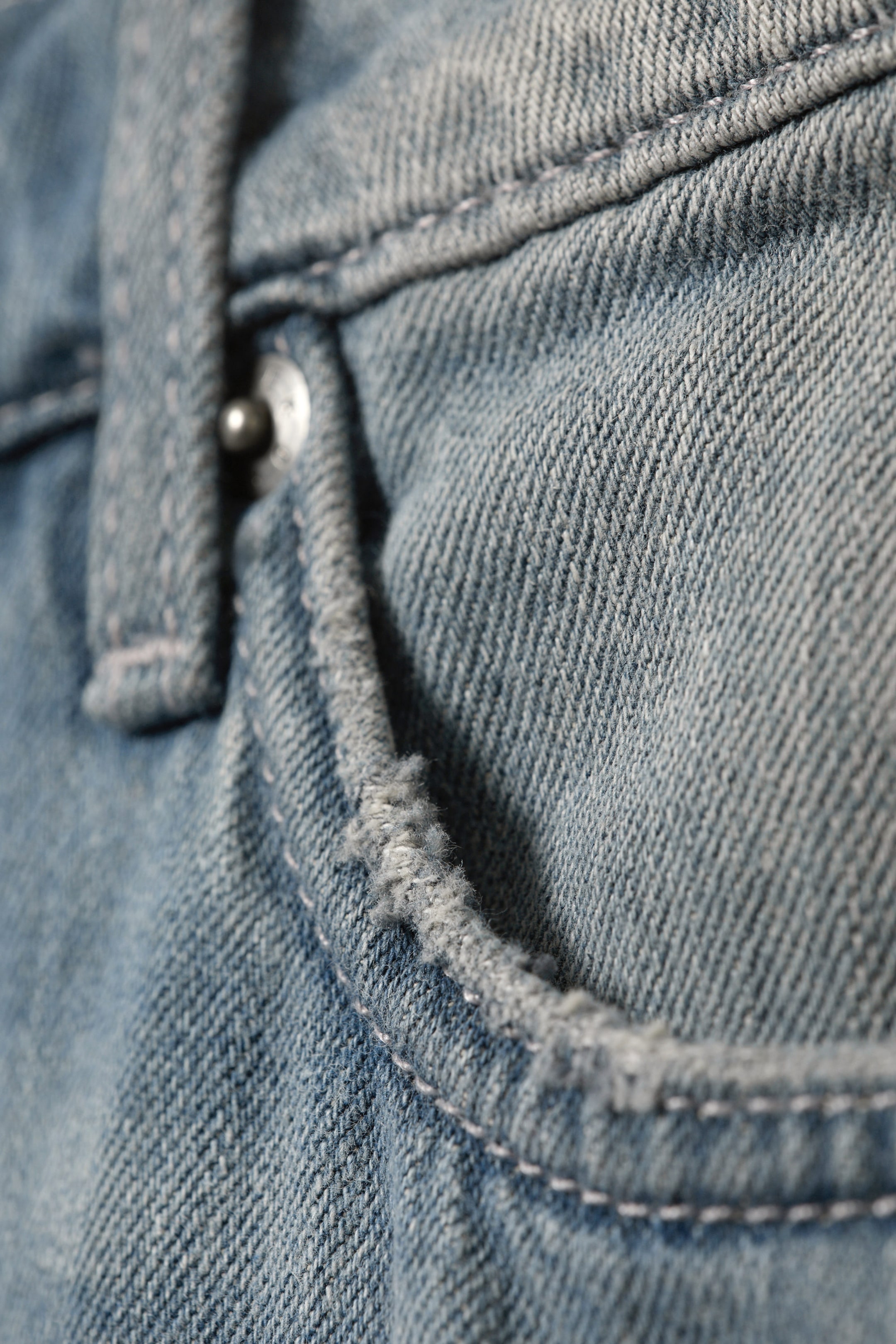 Gloria Blue - Bleu moyen - Jean jambe large taille basse Ample - 6