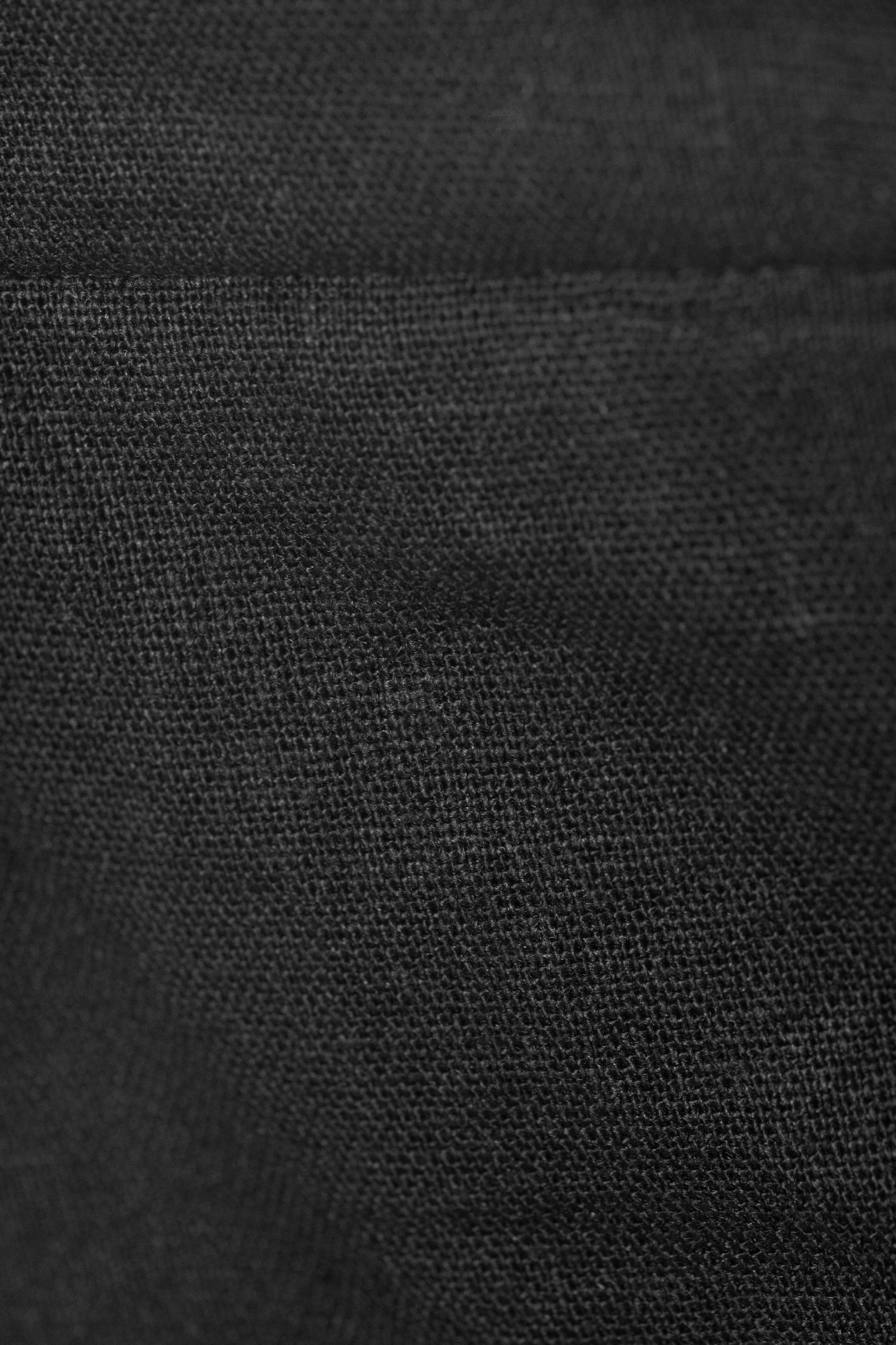 Black - Millie Linen Mix Mini Skirt - 1