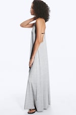 Staubgrau meliert - Racerback Maxi Dress - 2