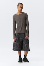 Dark Mole - Long-Sleeved Henley T-shirt - 1