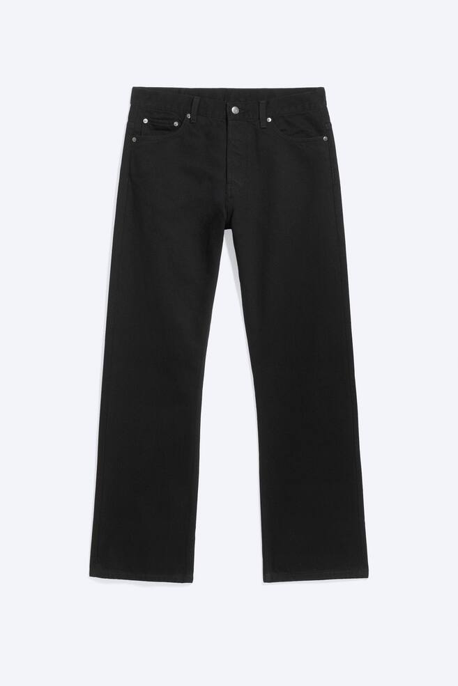 SPACE MID RISE RELAXED STRAIGHT JEANS - Black Rinse – Zwart/Blaze Blue - Light Blue - 1