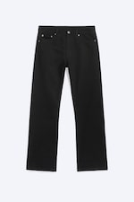 Black Rinse - Noir - SPACE JEAN TAILLE MI-HAUTE COUPE DROITE DÉCONTRACTÉE - 5