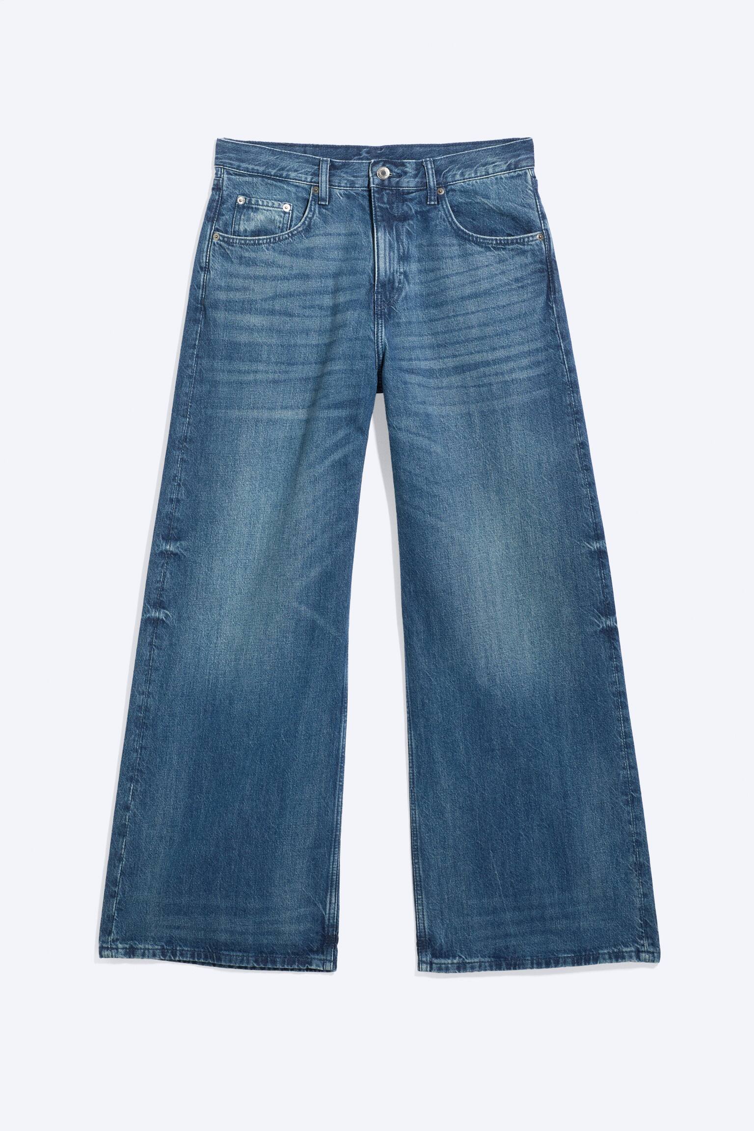 Vaqueros unisex anchos holgados de tiro estándar Solar - Sailor Blue - Azul medio/Blue Rinse- Azul oscuro/Blue Horses - Azul medio - 1