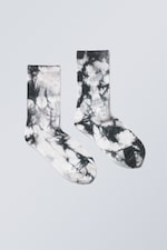 Schwarz/Batik - Tie-Dye Sport Socks - 0