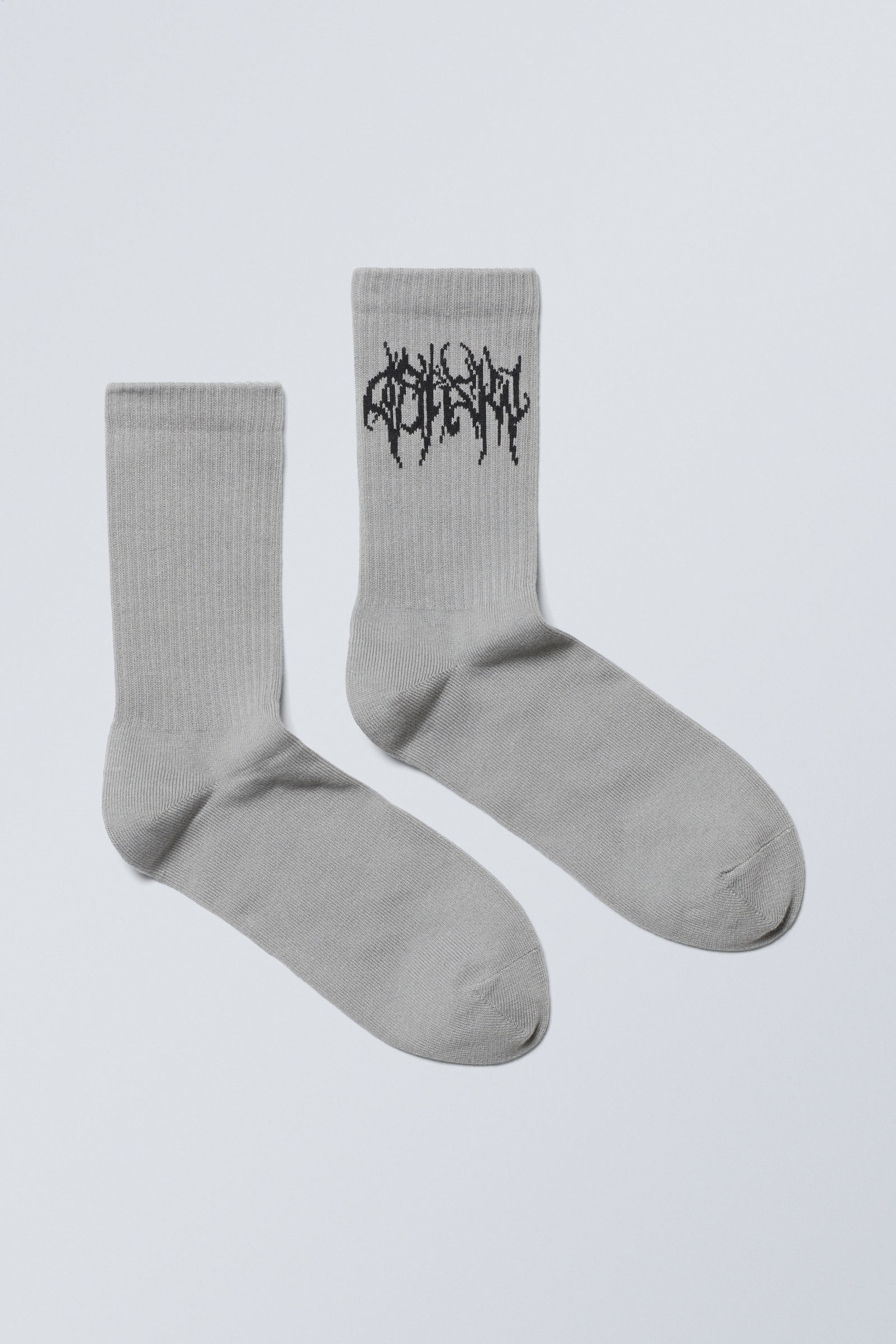 Dusty grey wizard - Sportsokken met print - 0
