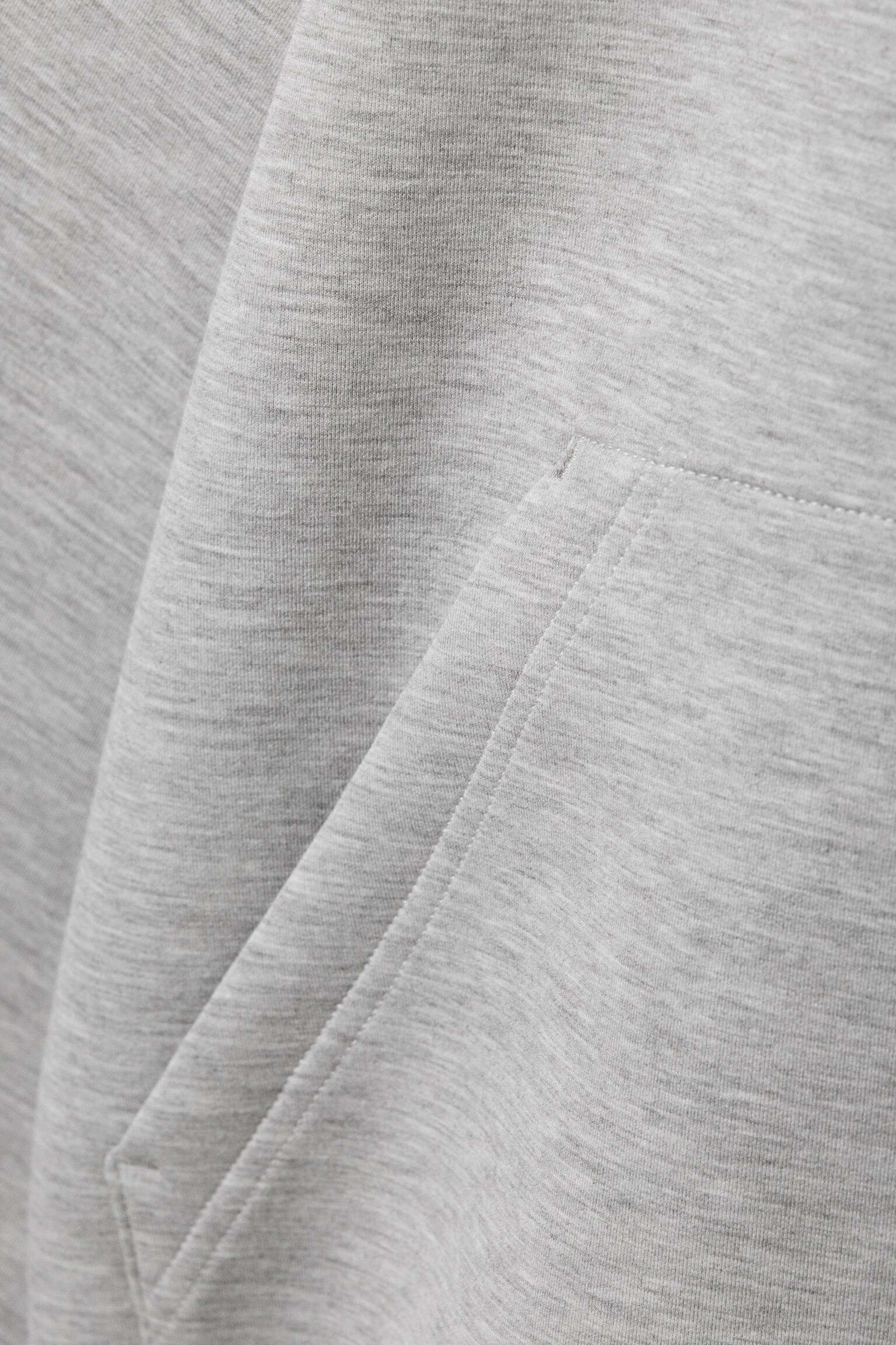Oversized Scuba Zip-hoodie - Gråmelerad/Mörkgrå/Svart - 2