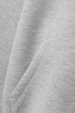 Grey Melange - Oversized Scuba Zip-Hoodie - 5