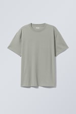 Grey - Oversized Heavyweight T-shirt - 0