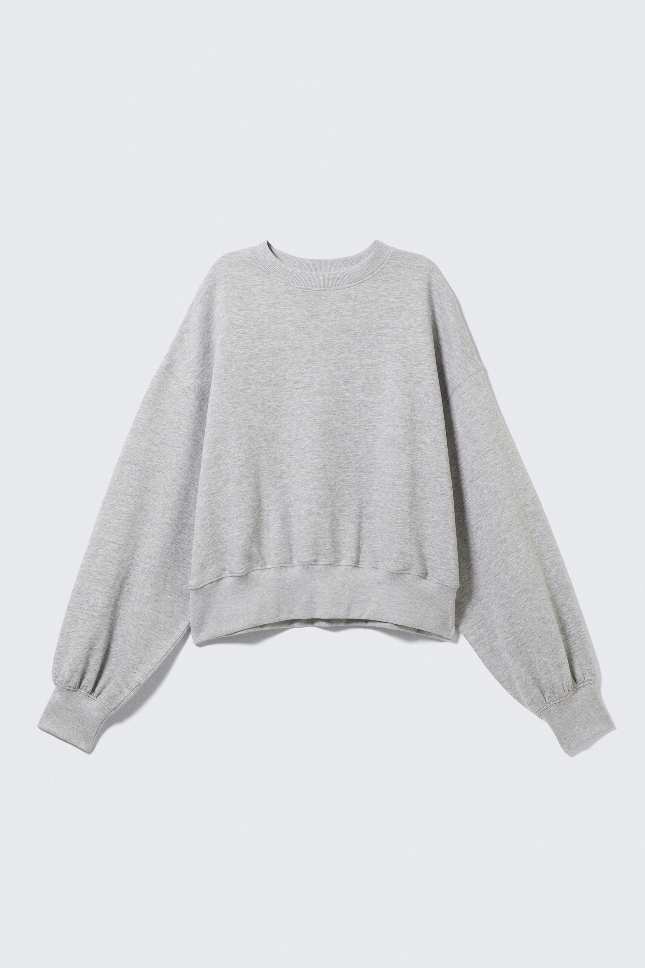 Vezi imaginea mai mare: Hanorac oversized cu guler rotund - Gri Melanj - FEMEI | H&M RO 4