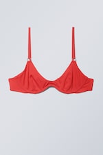 Red - Wire Bikini Top - 0