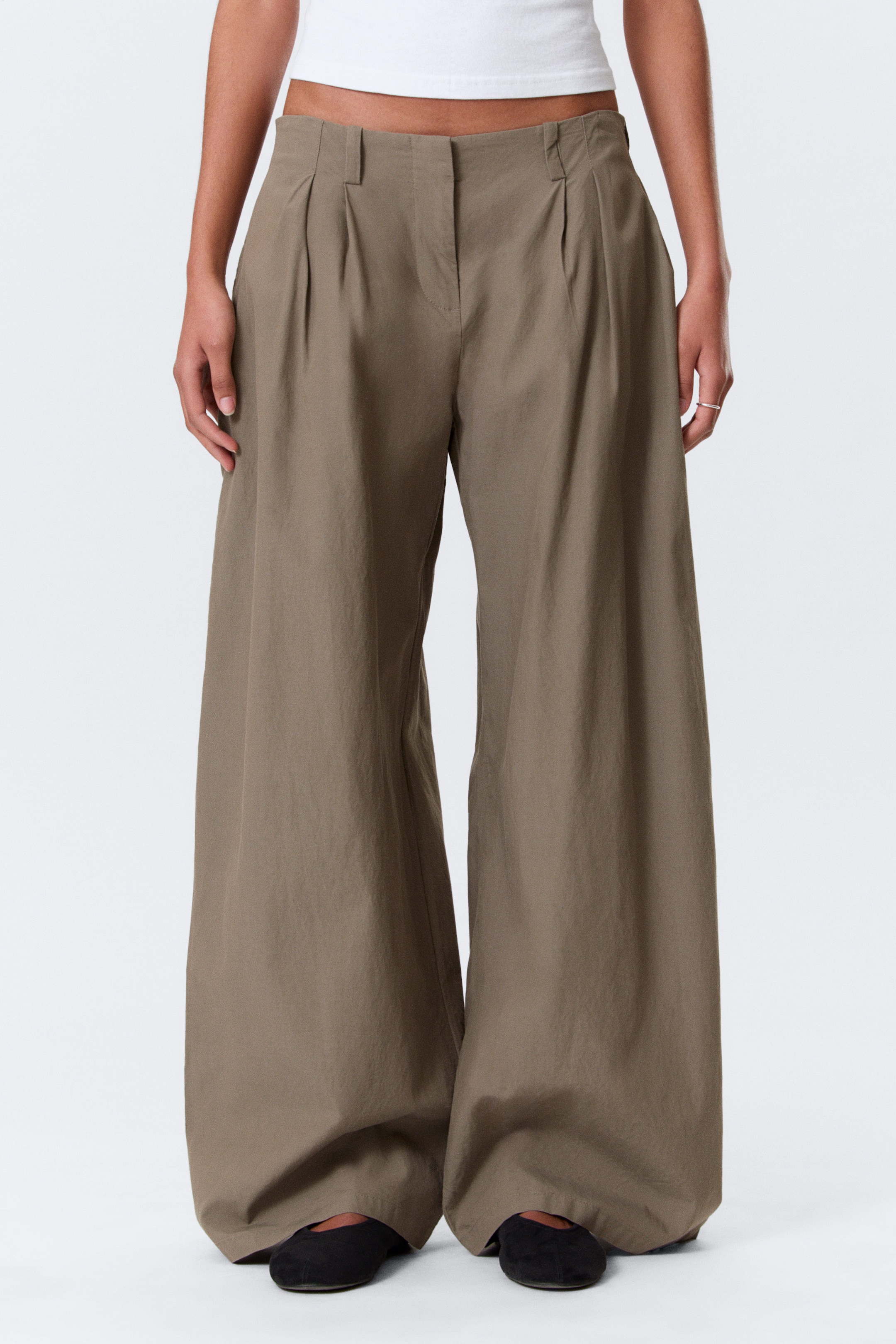 Dimmig mullvad - Aya plisserade byxor - 1