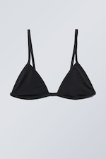 Black - Triangle Bikini Top - 0