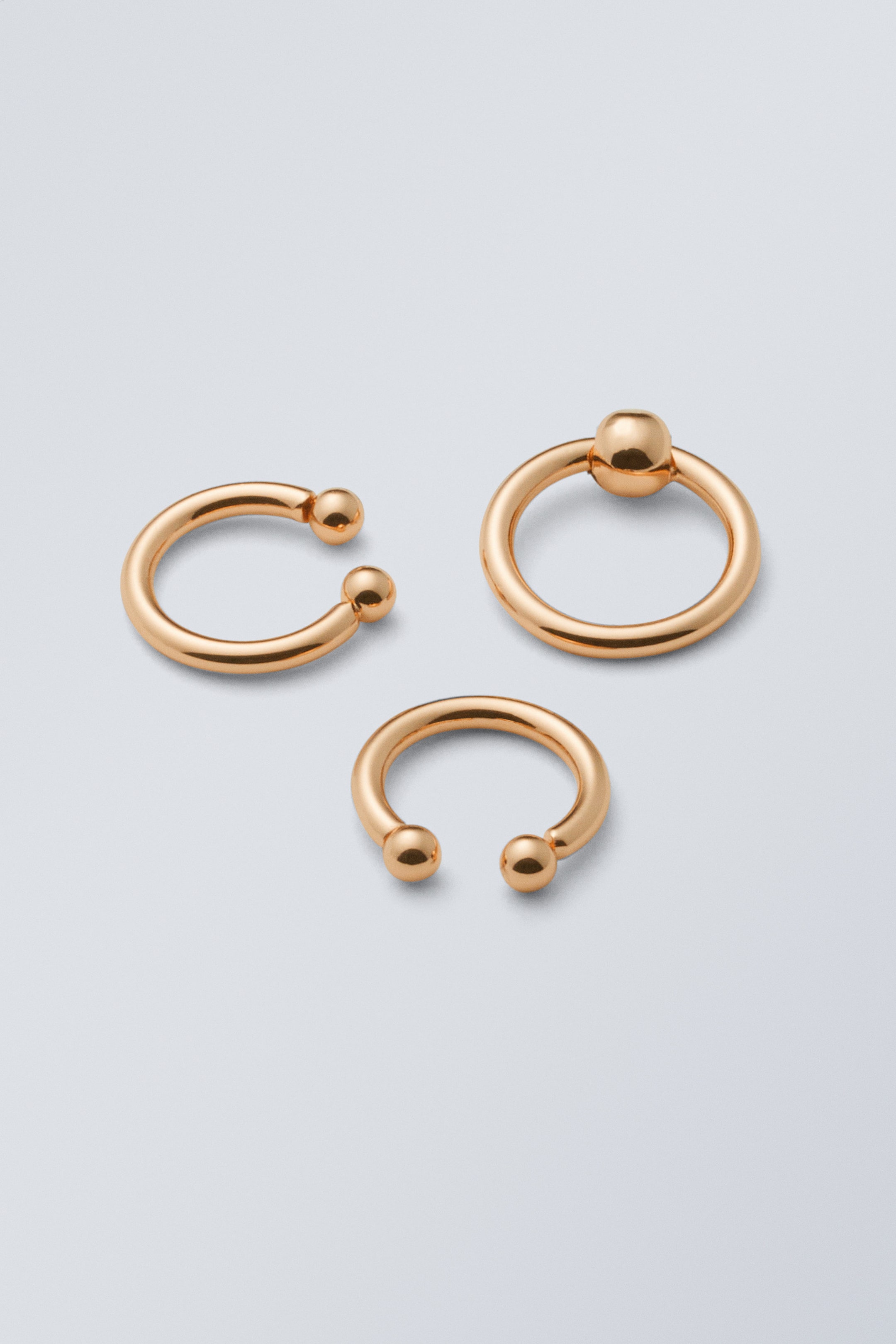 Gold - Dot Ball Ring Pack - 0
