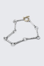Silver & Golden - Metal Link Necklace - 1