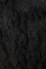 Schwarz - Semi-transparenter Oversized-Pullover Silva - 1