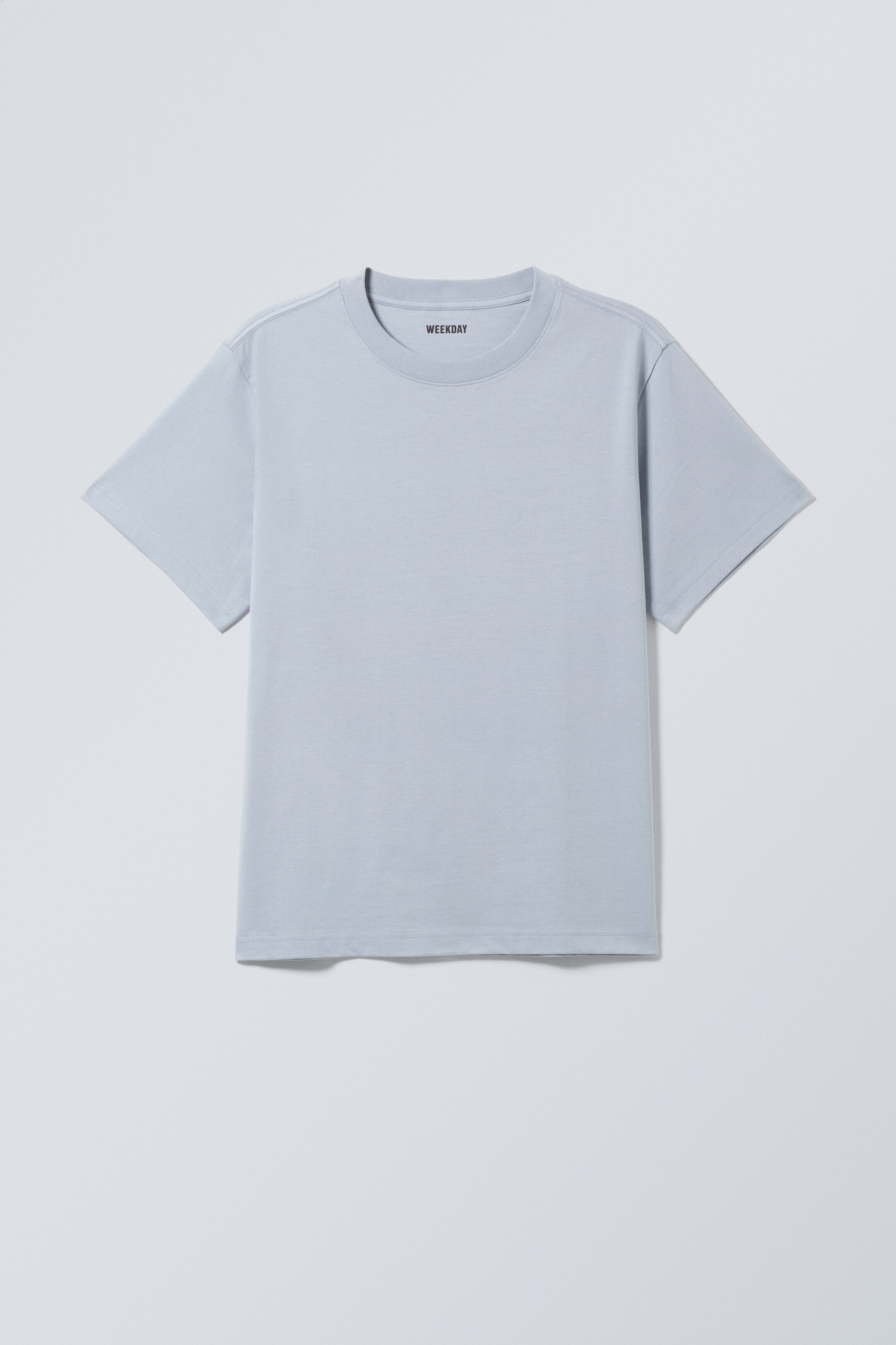 Größeres Bild anzeigen: Kurzes, schweres Boxy-T-Shirt - Helles Taubenblau - Men | H&M AT 1