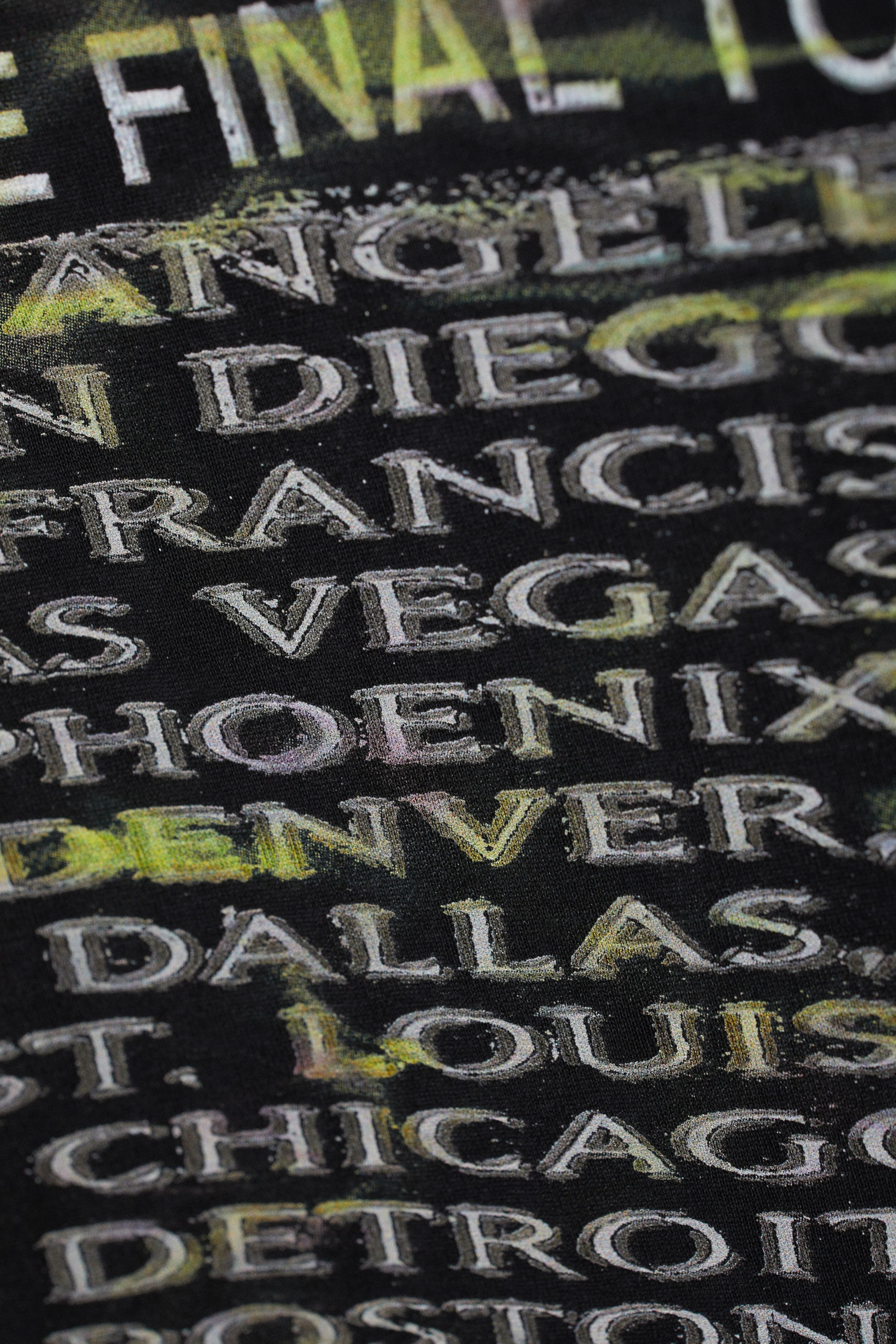 Final Tour - Oversized Graphic Printed T-shirt - 2