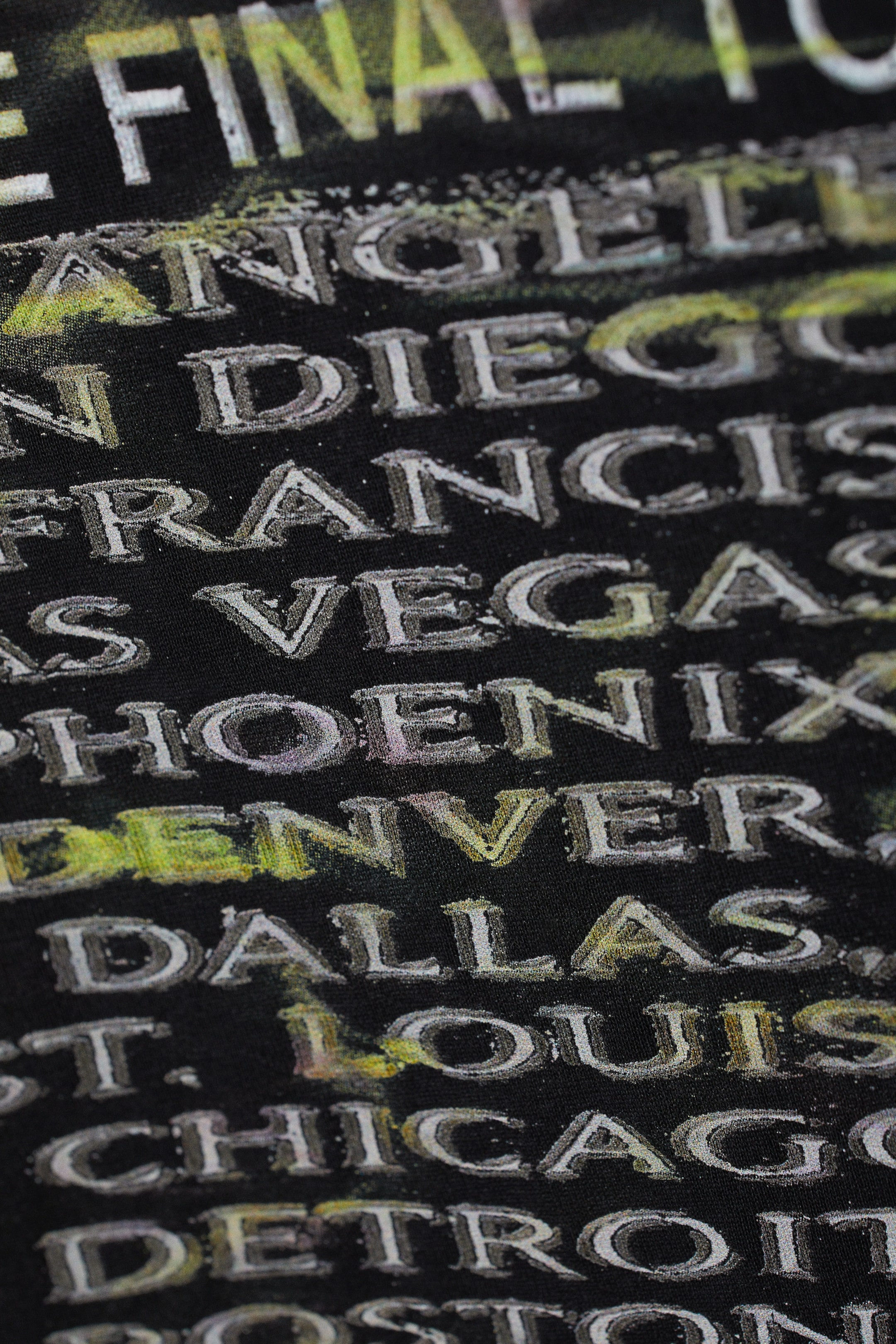 Final Tour - Oversized T-shirt med grafiskt tryck - 2