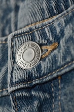 Blue Stream - Mittelblau - Ample Low Waist Loose Wide Leg Jeans - 3