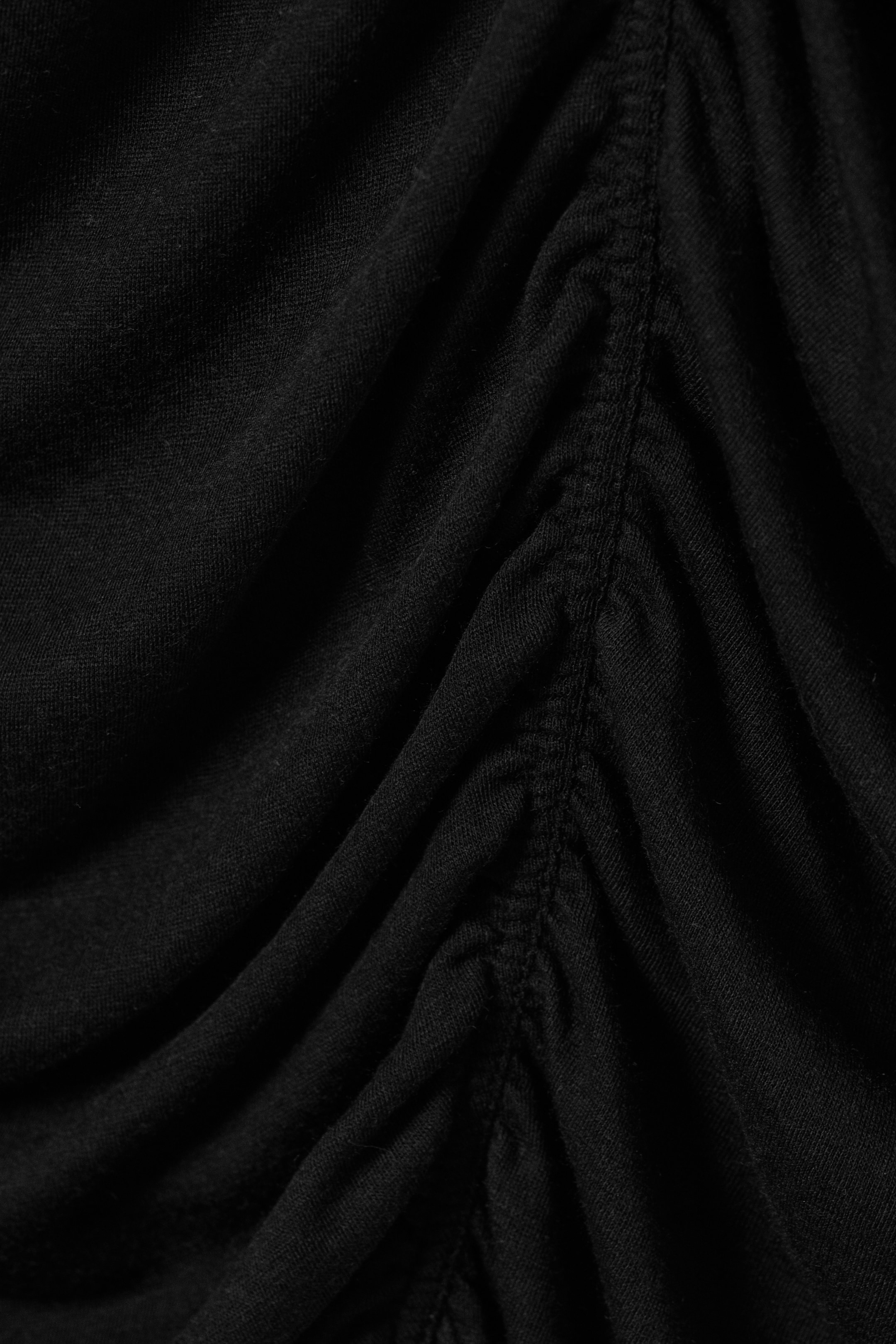 Visualizza immagine più grande: Top con maniche lunghe e arricciature - Nero | H&M IT 5