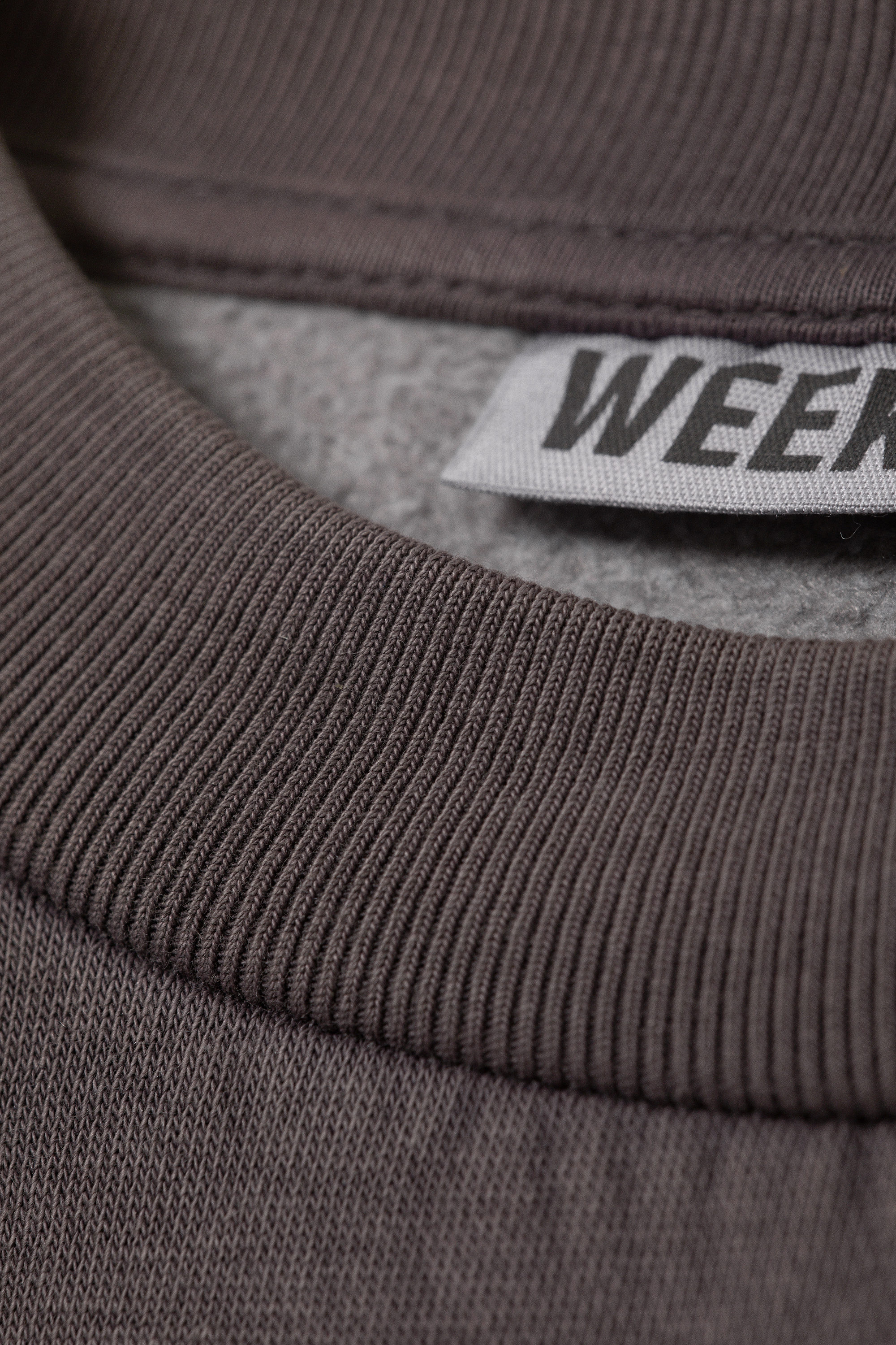 Marron foncé délavé - Sweat ample - 5