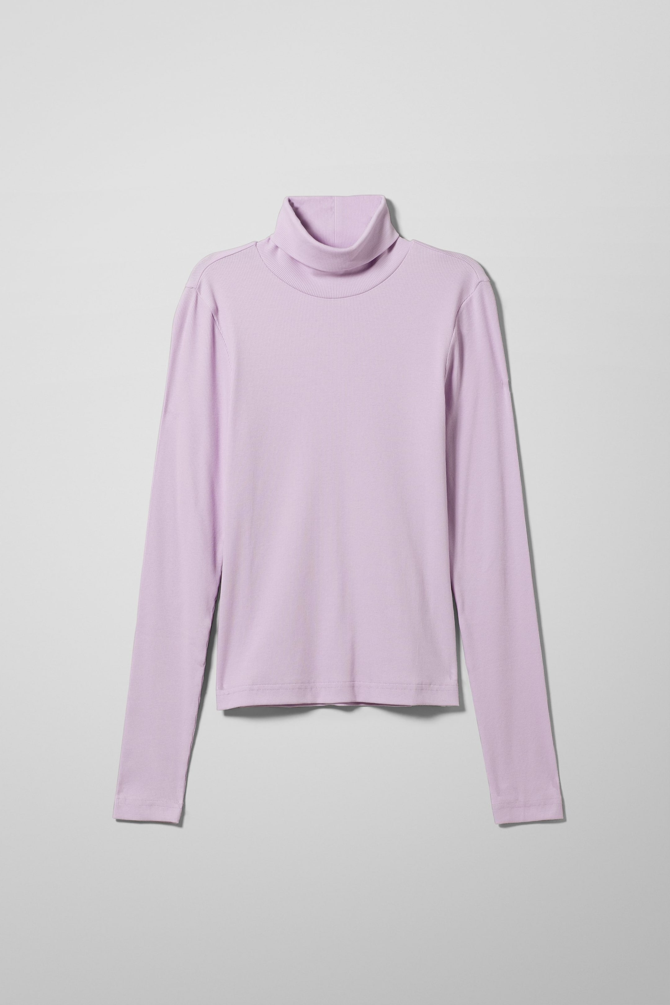 Lilac - Gerippter Rollkragenpullover Verena - 0