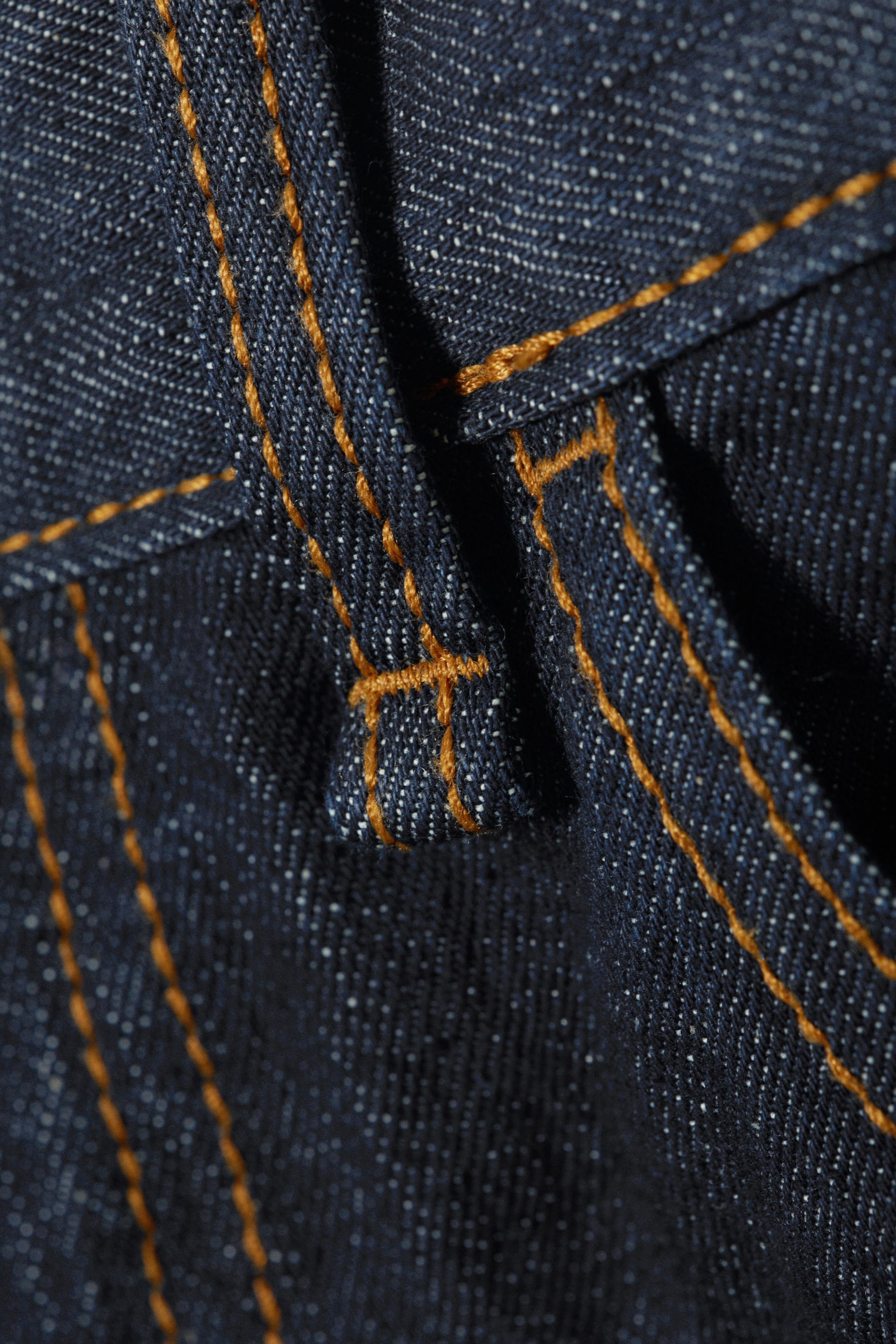 Blå - Looser Regular Waist Loose Straight Jeans - 6