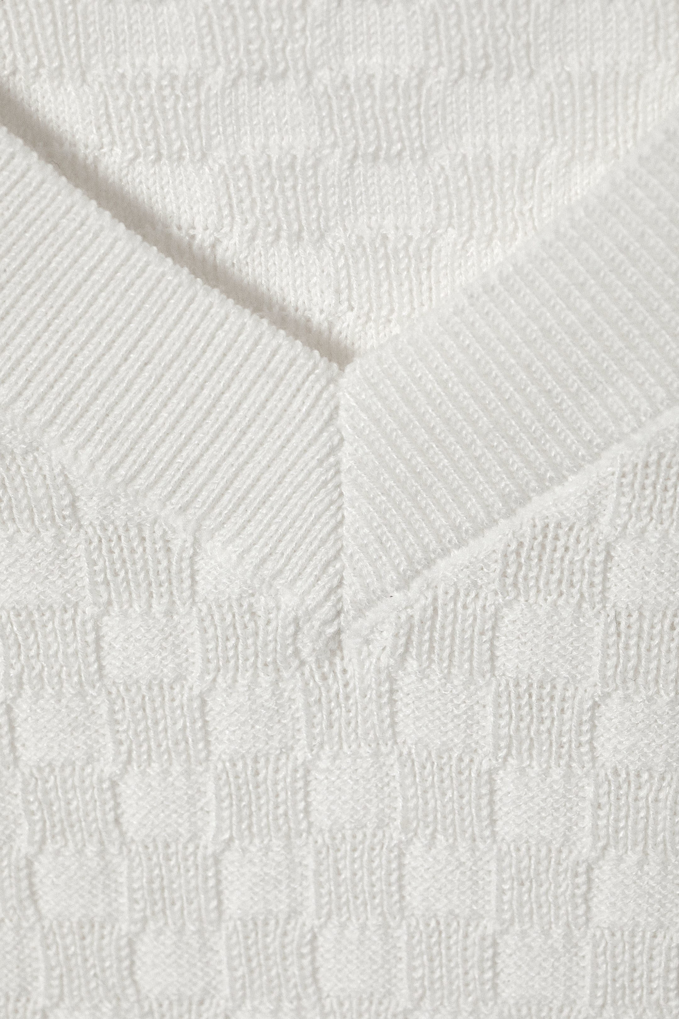 Dusty White - Noa Regular Structured Vest - 4