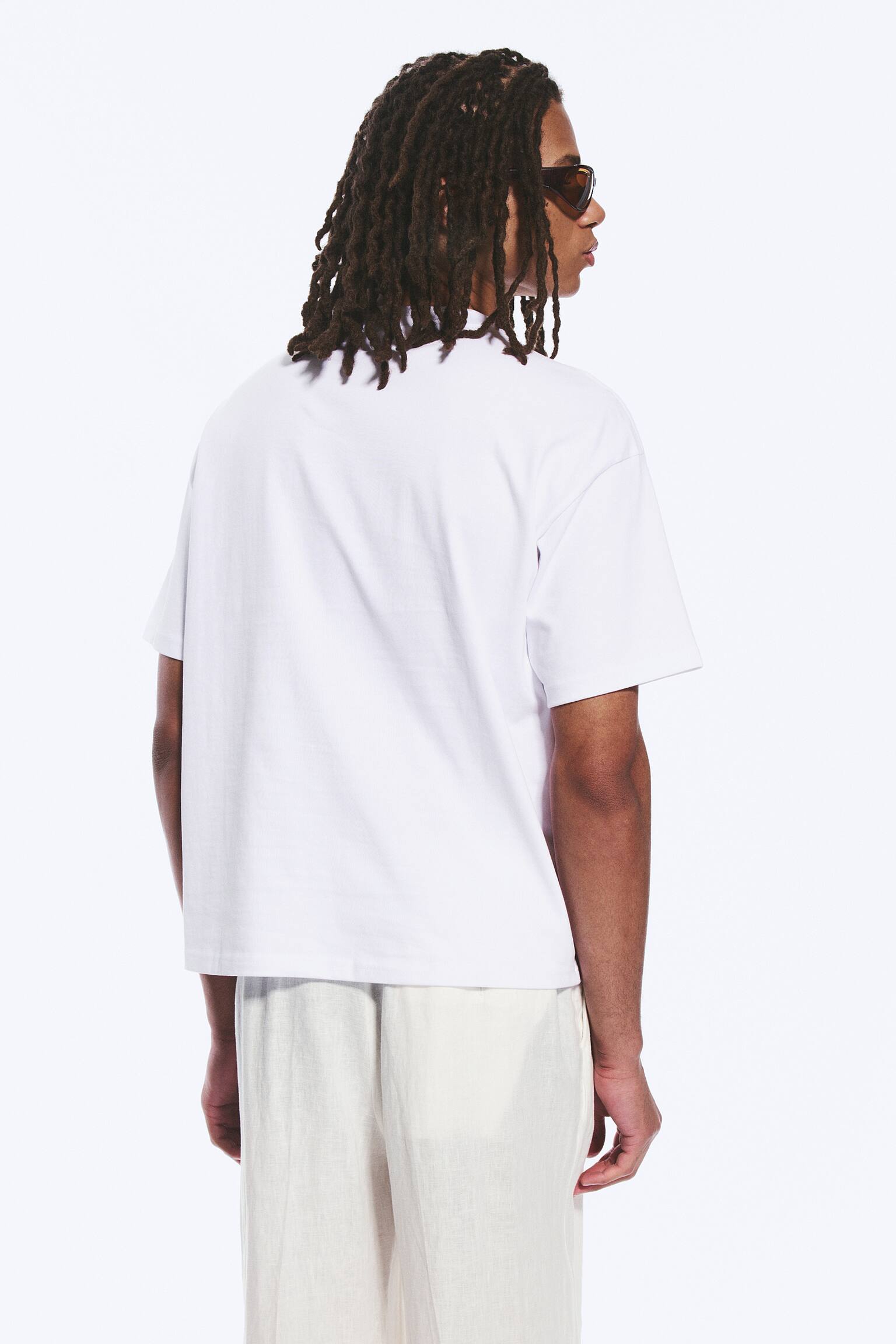 Camiseta boxy con gráfico estampado Great - Blanco - Total Chaos/White - Dreams/Negro - Heartbeat/Negro - Heart of Energy/Blanco - Robo Silver Face/Azul brillante - Four Man Gang - 4