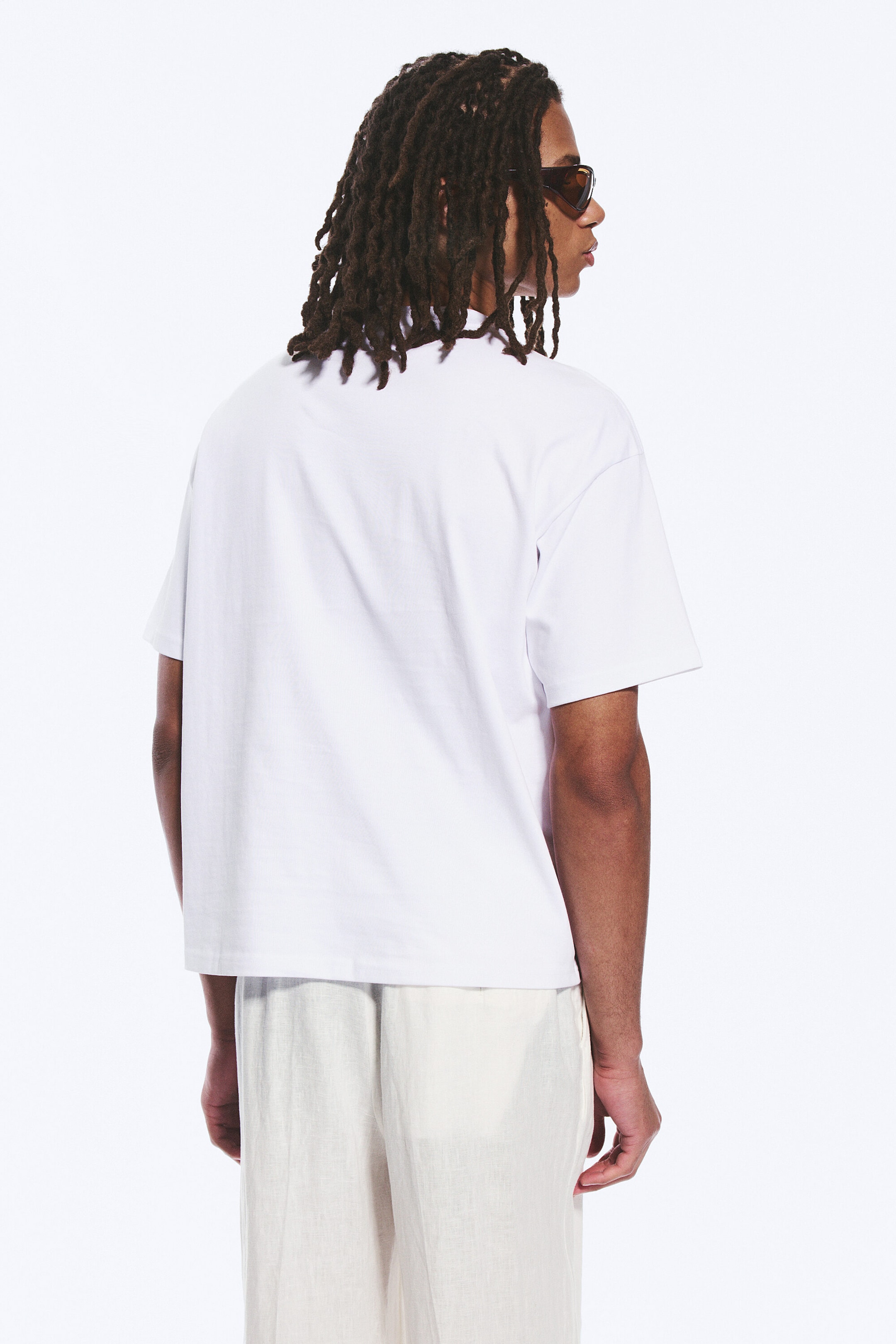 White - Total Chaos - T-shirt met boxy pasvorm en grafische print - 2