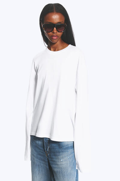 Long-Sleeved Boxy T-shirt