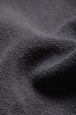 Donkergrijs - Badstof bikinitop met lage ronde hals - 2