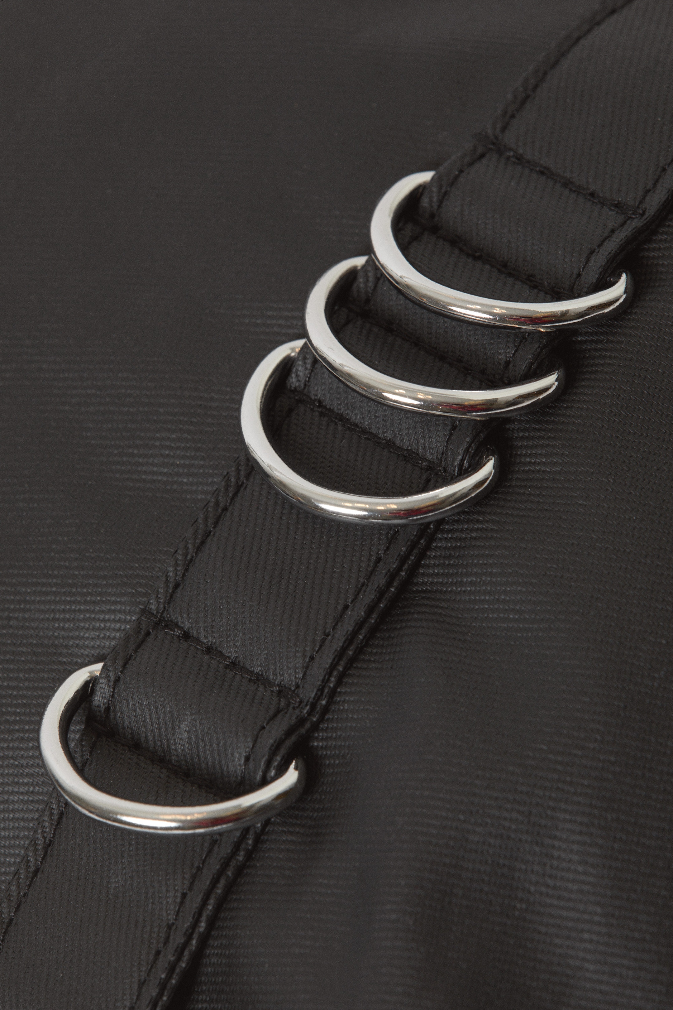 Black - D-Ring Bag - 3