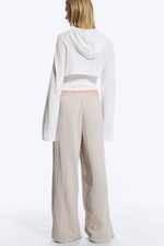 White - Cropped bolero met capuchon - 3