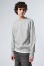 Grey Melange - Standard Midweight Sweatshirt - 0