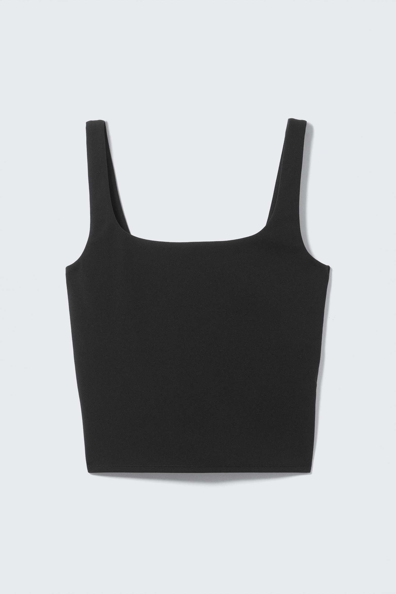 Cropped Sports Top - Black/White/Dark Brown/Dark Khaki Green - 2