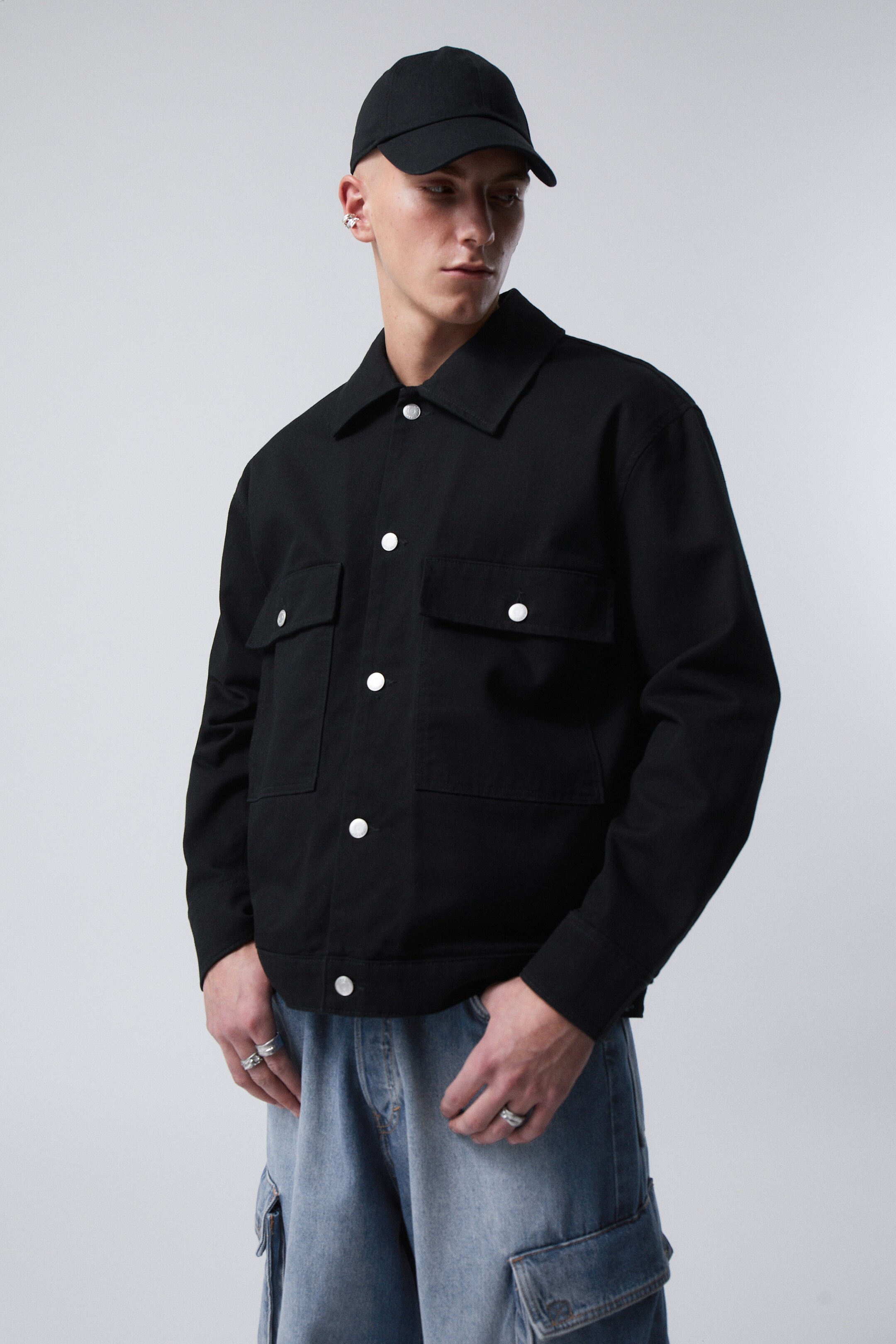 Svart - Brian Workwear Jacket - 1