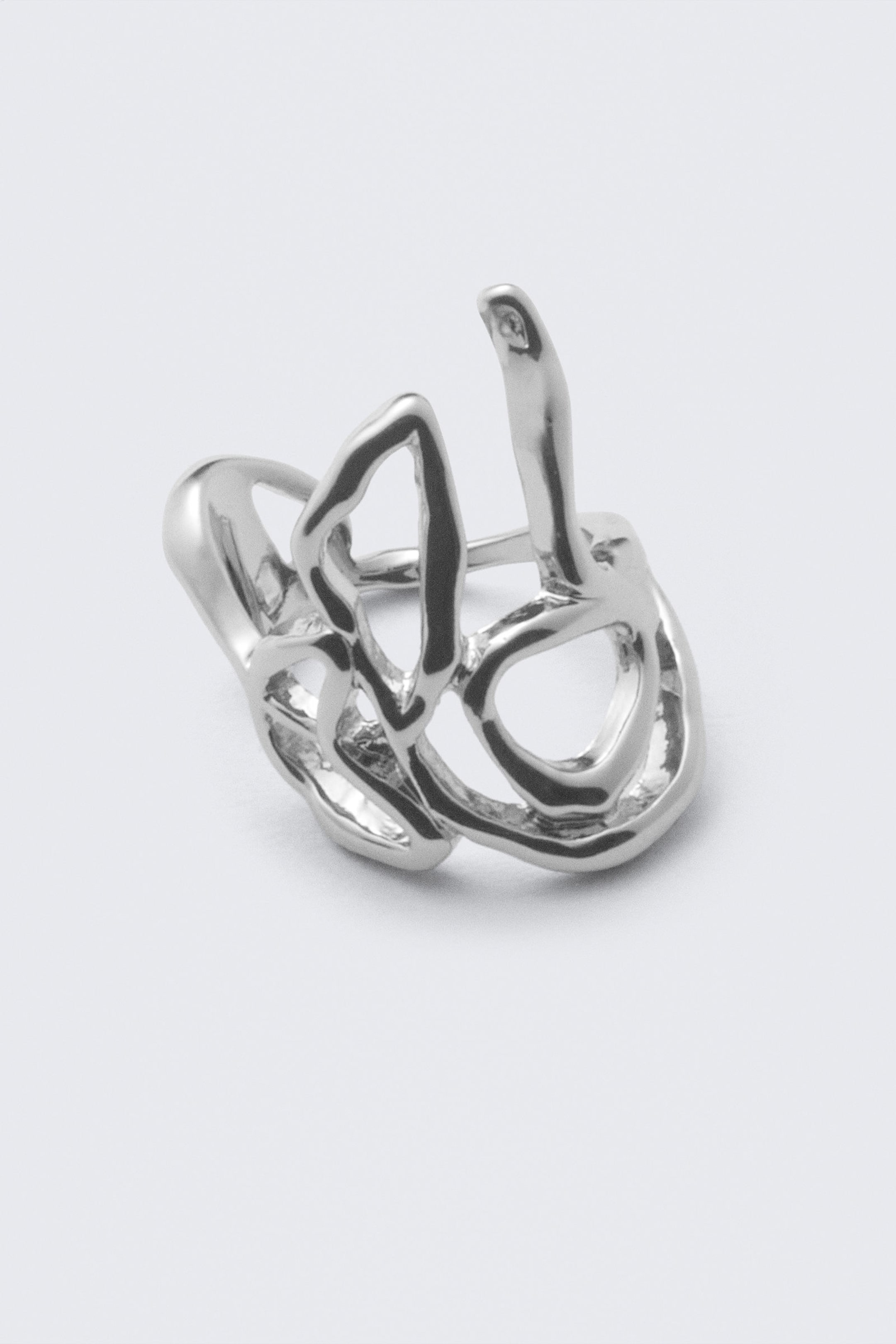 Silber - Organisch geformter Ring
