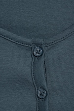 Bleu foncé - Débardeur henley - 4