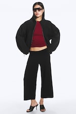 Noir - Veste nylon oversize - 0