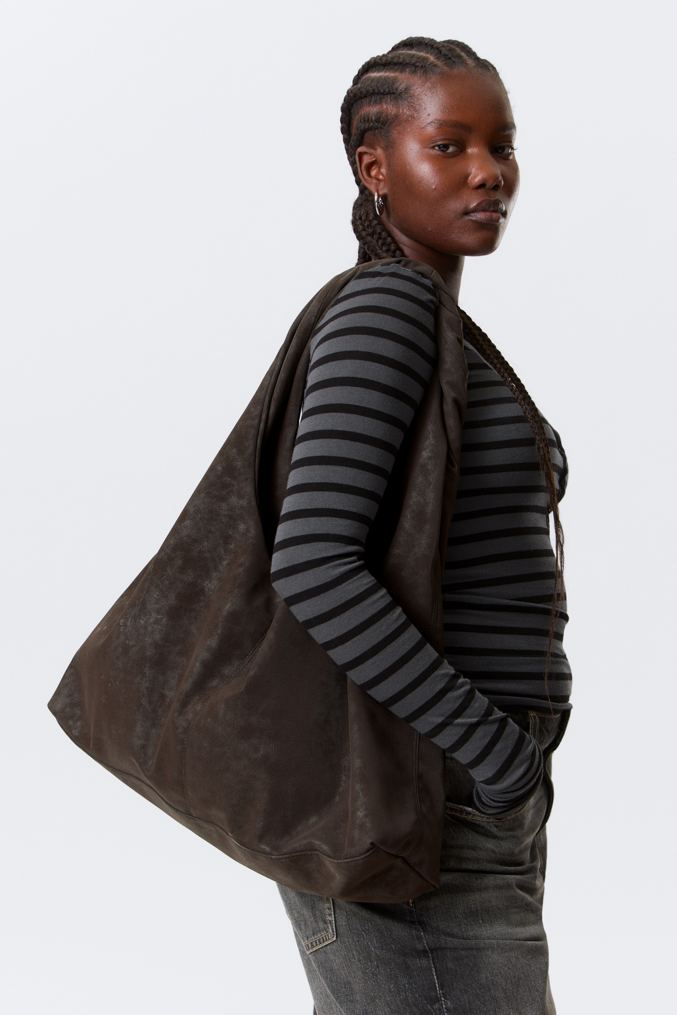 Agrandir l'image: SAC PORTÉ ÉPAULE SOUPLE - Marron foncé - FEMME | H&M BE 2