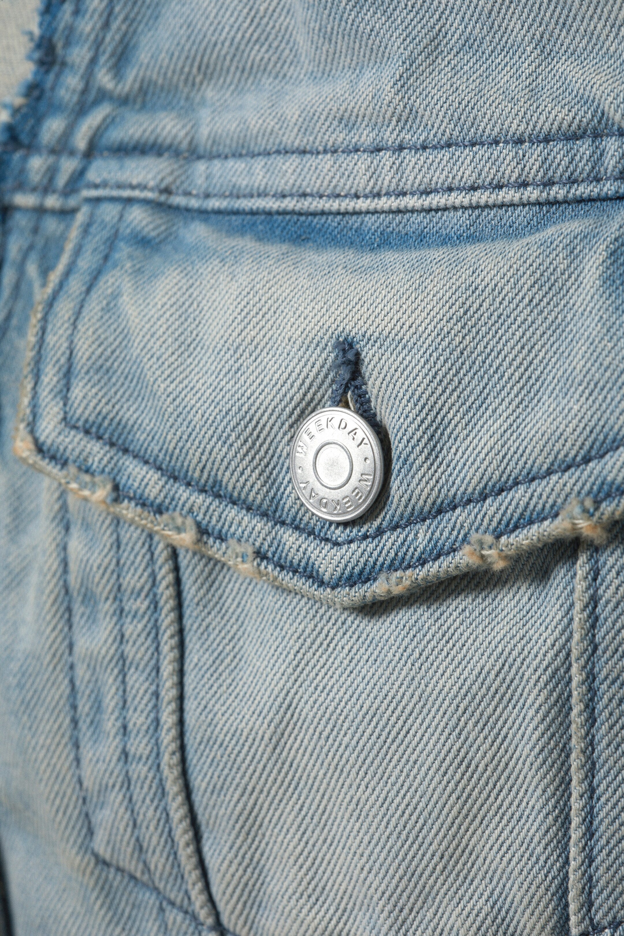 Bleu cendré - Veste en jean Extend - 3