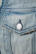 Bleu cendré - Veste en jean Extend - 3