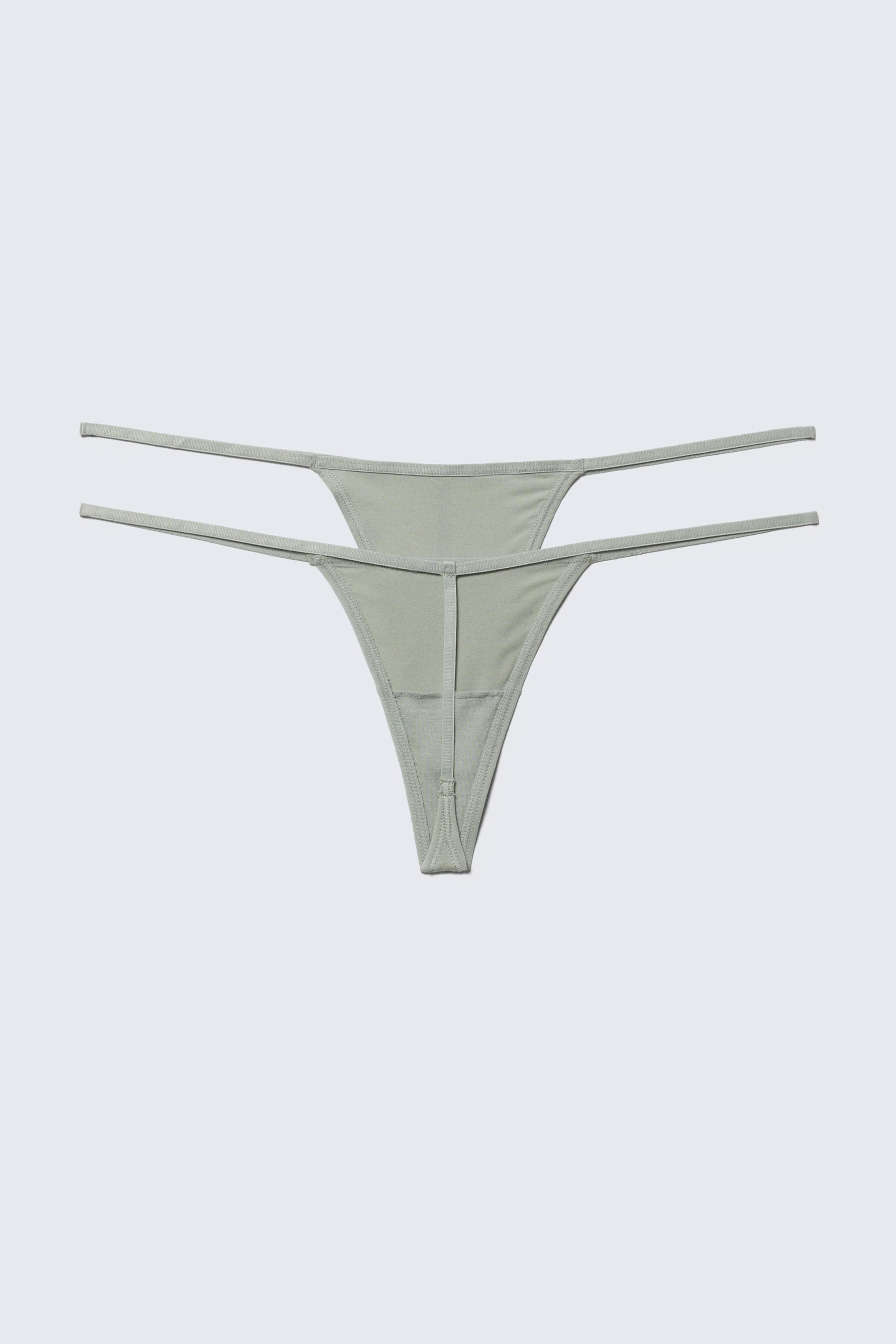 #979E99 - 2-pack Minimal Thongs - 2