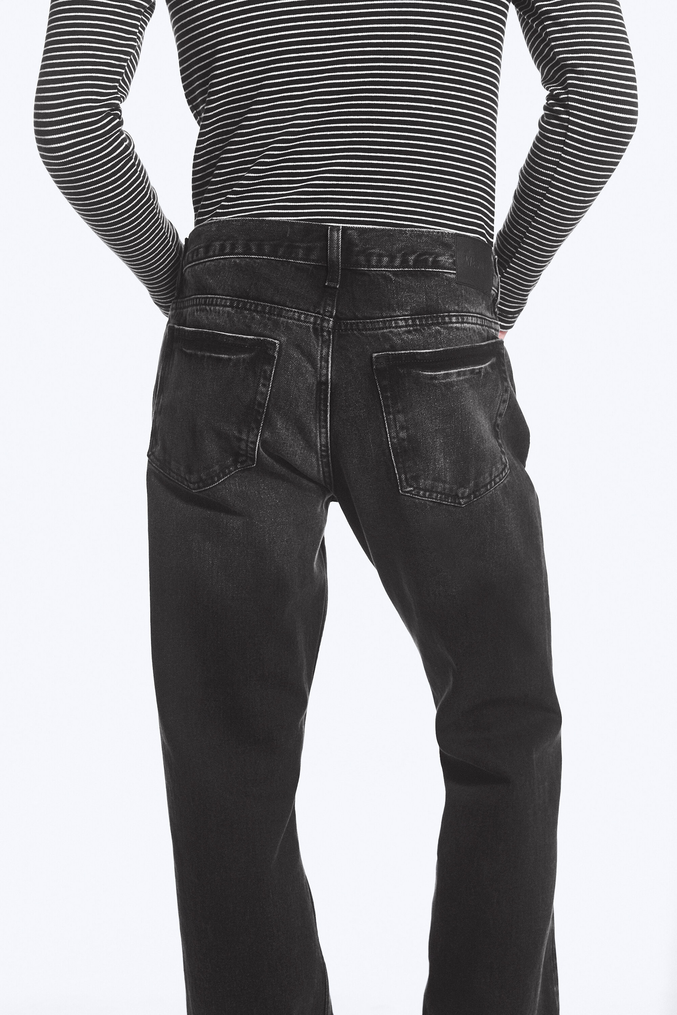 Empire Black - Black - Sky low rise regular bootcut jeans - 4