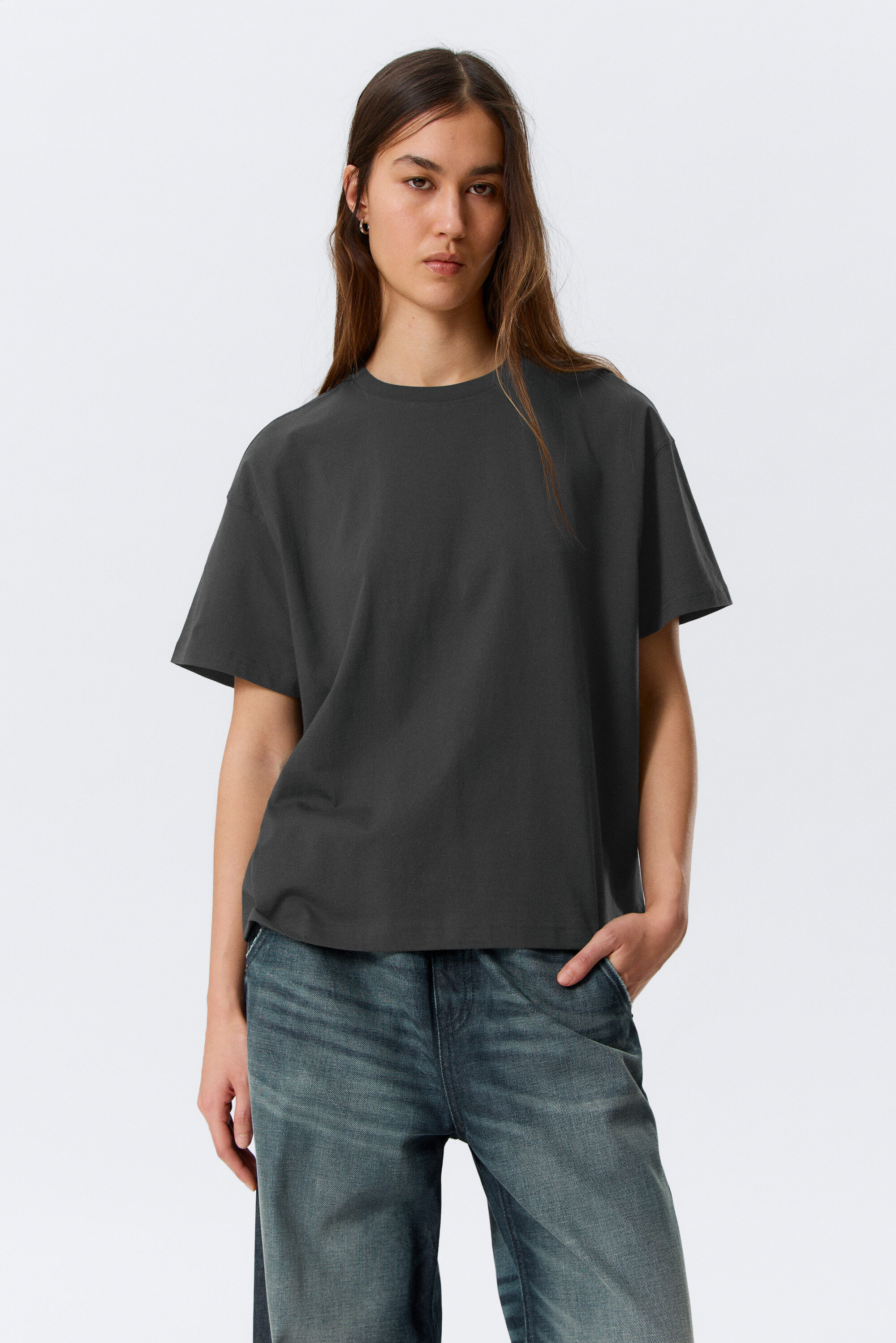 perfect boxy t-shirt - Black | Weekday WW perfect boxy t-shirt - Black | Weekday WW