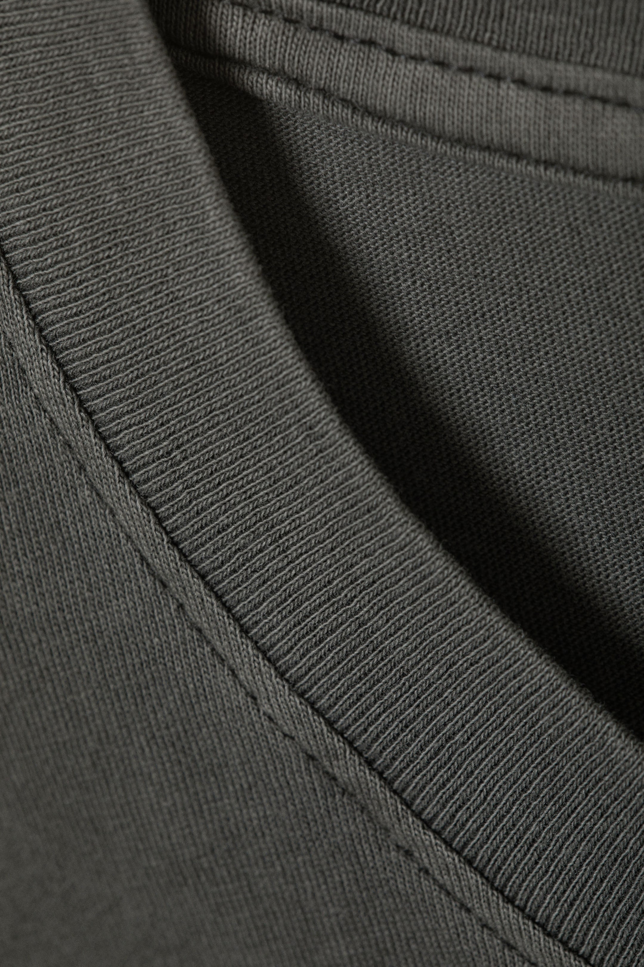 Washed Dark Grey - Loose Cotton Tank Top - 2