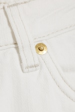 Dirty White - White - Paz jeans med mellomhøyt liv og vide ben - 2